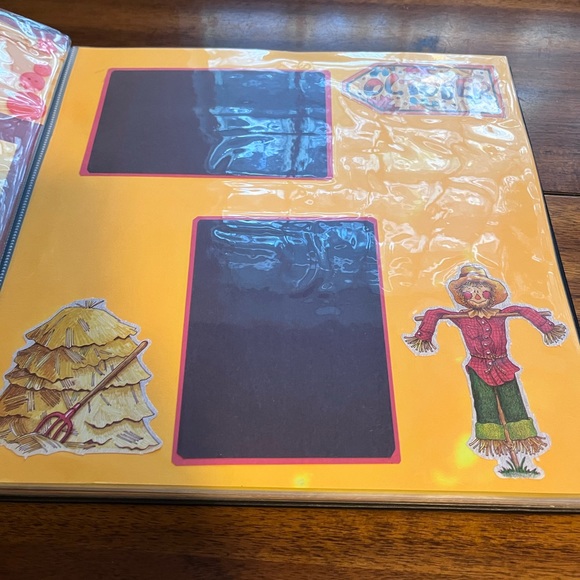 Scrap Book/Photo Album with Fall/Harvest/Thanksgiving pages Inside - Picture 3 of 6